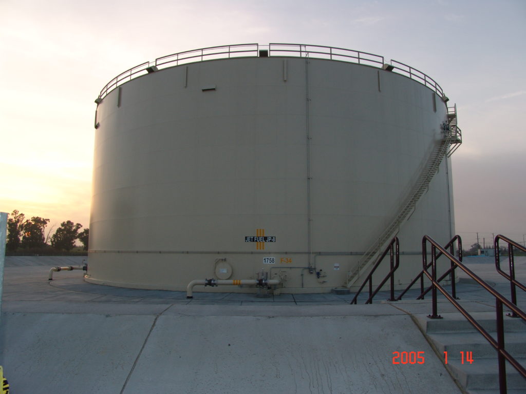 Jet Fuel Storage Tanks Travis AFB, CA Electro Tech Corp