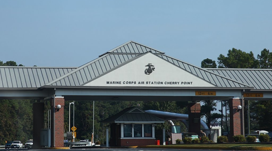 MCAS Cherry Point Front Gate